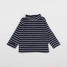Vertbaudet - sous-pull bleu - 12 mois
