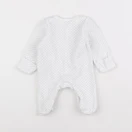 Boutchou - pyjama velours blanc - 0 mois