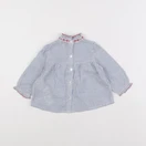 Cyrillus - blouse bleu - 6 mois