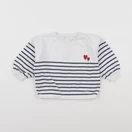 Vertbaudet - pull blanc - 6 mois