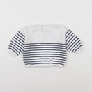Vertbaudet - pull blanc - 6 mois