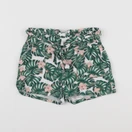Vertbaudet - short vert - 7 ans