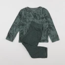 Vertbaudet - pyjama coton vert - 4 ans