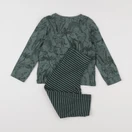Vertbaudet - pyjama coton vert - 4 ans