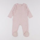 Vertbaudet - pyjama coton rose - 12 mois