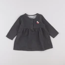 Vertbaudet - robe gris - 12 mois