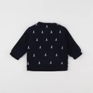 Jacadi - sweat bleu - 6 mois