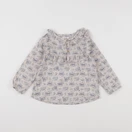 Boutchou - blouse beige, bleu - 36 mois