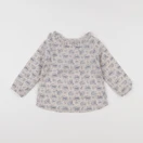 Boutchou - blouse beige, bleu - 36 mois