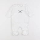 Vertbaudet - pyjama velours blanc - 3 mois