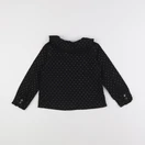 Vertbaudet - blouse noir, or - 4 ans
