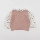 Vertbaudet - pull rose - 18 mois