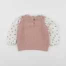 Vertbaudet - pull rose - 18 mois