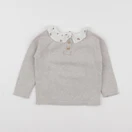 Vertbaudet - pull beige - 18 mois