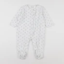 Vertbaudet - pyjama velours blanc - 18 mois