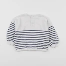 Vertbaudet - pull bleu - 12 mois