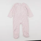 Vertbaudet - pyjama velours rose - 2 ans
