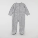 Vertbaudet - pyjama velours gris - 2 ans