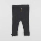 Vertbaudet - legging gris - 9 mois