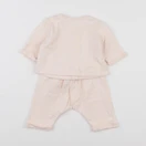 Vertbaudet - ensemble rose - 1 mois