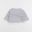 Vertbaudet - sweat blanc, bleu - 12 mois
