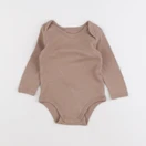 Vertbaudet - body beige - 12 mois