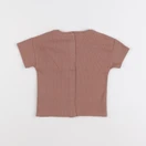 Vertbaudet - tee-shirt marron - 12 mois