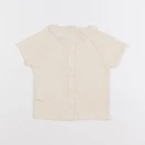 Vertbaudet - tee-shirt beige - 12 mois