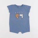 Vertbaudet - pyjama coton bleu - 6 mois