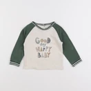 Vertbaudet - tee-shirt vert - 12 mois