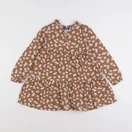 Okaidi - robe marron - 4 ans