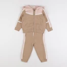 Chloé - ensemble beige, rose - 18 mois