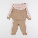 Chloé - ensemble beige, rose - 18 mois