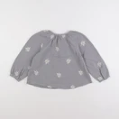 Zara - blouse bleu - 3/4 ans