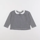 Petit Bateau - tee-shirt bleu, blanc - 36 mois