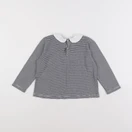 Petit Bateau - tee-shirt bleu, blanc - 36 mois