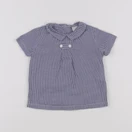 Cyrillus - blouse bleu - 9 mois