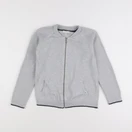 Vertbaudet - gilet gris - 8 ans