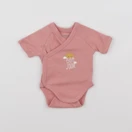 Vertbaudet - body rose - 0 mois