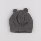 1+ In the family - bonnet gris - 6/12 mois