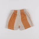 Petit Bateau - short beige, orange - 18 mois