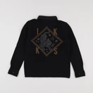 IKKS - polo imprimé au dos noir - 5 ans
