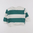 Zara - sweat blanc, vert - 18 mois