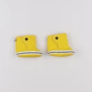Petit Bateau - chaussons jaune - pointure 16/17