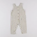 Zara - salopette beige - 9/12 mois