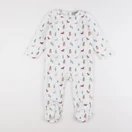 Boutchou - pyjama velours blanc - 24 mois