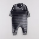 Petit Bateau - combinaison bleu - 6 mois