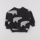 Zara - sweat gris - 9/12 mois