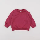 H&M - sweat rose - 9/12 mois