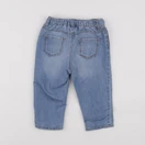 H&M - jean bleu - 9/12 mois